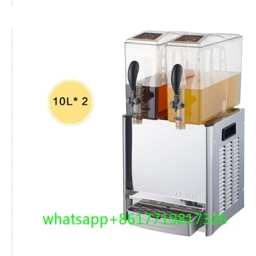 10L*2 cold drink dispenser 7-1 Degree commercial Mixing type cold drink machine