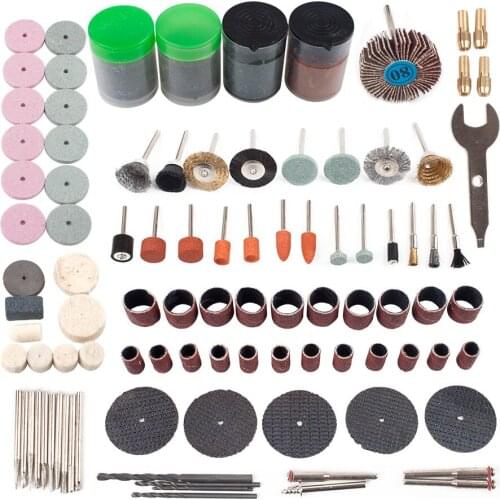 161Pcs Mini Drill Multi Rotary Tool Accessories Set Grinding Polishing Kits For Micro-Drill Rotating Polishing