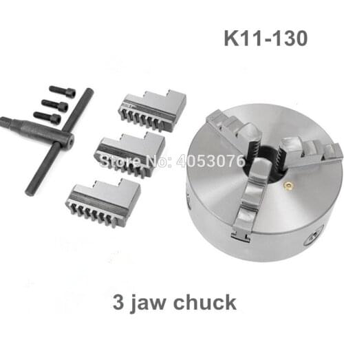 RU Delivery K11-130 3 jaw chuck/130MM manual lathe chuck/3-Jaw Self-centering Chuck