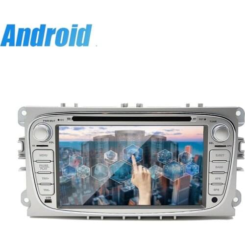 4 Core 1G RAM 2Din Android 9.0 car DVD player for ford/mondeo/s-max/c-max/galaxy/focus Audio Radio Stereo GPS Navigation 4G