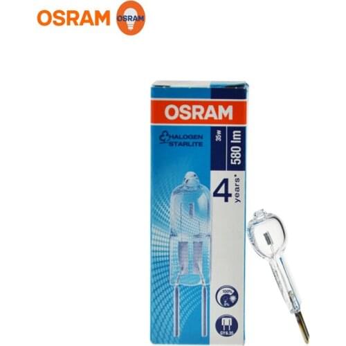 64432S 12V 35W Lamp base:GY6.35 Length:32 mm Diameter:9.5 mm Axial filament Life: 4000 hours Made in Germany For b