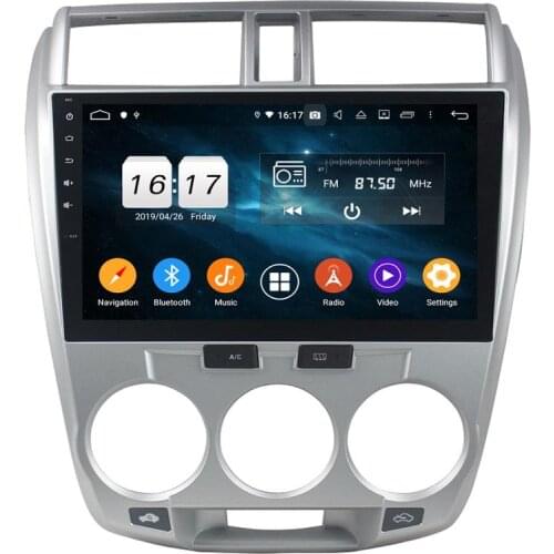 DSP PX6 6-Core 2 din 10.1" Android 10 Car DVD Player for Honda City 2006-2013Stereo Radio GPS Bluetooth WIFI Easy Connect