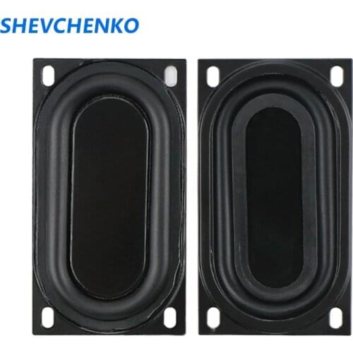 50*90mm Bass Radiator Vibration Subwoofer Square Vibration Film strengthen Full frequency rubber diaphragm 2pcs