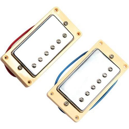 Chrome 1 set Double Coil Humbucker Pickup Set for ETC Guitar Replacement