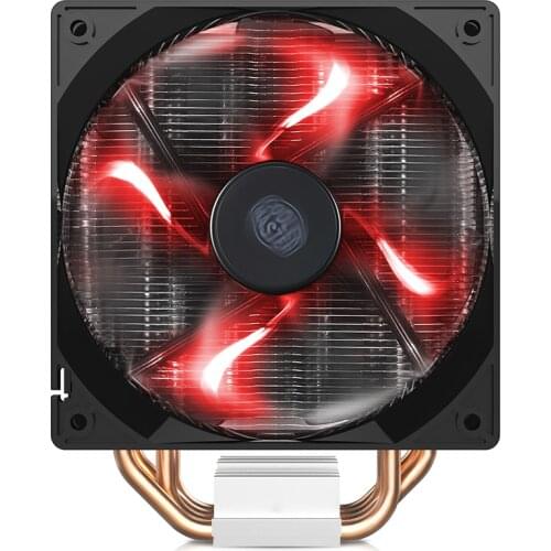 Cooler Master T400i T400 4 Heatpipes CPU Cooler 120mm PWM Fan Quiet For Intel LGA 775 115x 2011 AMD AM3 AM4 Computer CPU Cooling