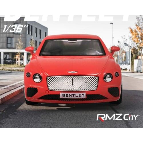 RMZ City 1:36 Bentley Continental GT Sport Cars Licensed Diecast Model Toy Alloy Metal high simulation for collection/gifts