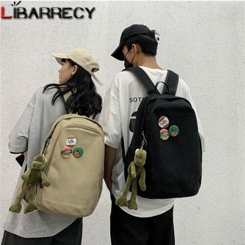 Fashion Solid Color Design Womens Backpack 2021 New Youth Laptop Backpack High Quality Nylon Ladies Student School Bags Sac