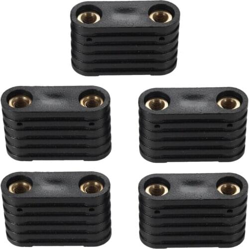 NEW-5Pcs Windsurfing 2-Hole Footstrap Insert Windsurf Board Footstrap Replacement Kit Surfboard Surfing Accessory