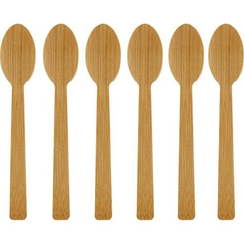 Disposable Bamboo Spoon Fork Knife Set Bamboo Wood Flatware Cutlery Set Party Restaurant Wedding Dinnerware Single-use Cutlery