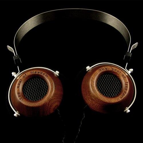 Fully enclosed monitor Open HIFI grade wood retro headphones