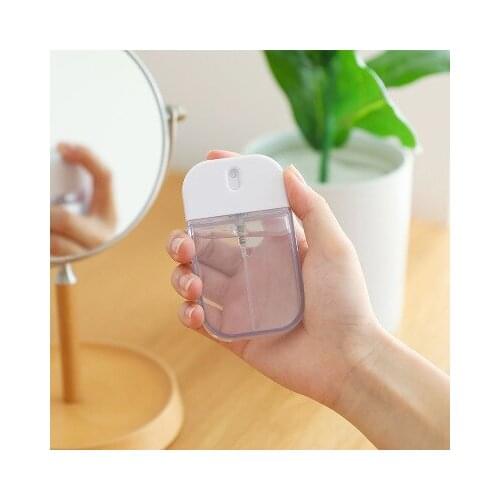 Transparent Empty Spray Bottles 35ml Plastic Mini Refillable Container Empty Cosmetic Containers Travel Perfume Cleaning Gel