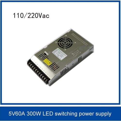 G-energy 5V60A 300W Special LED display with fan switching power supply110/220Vac