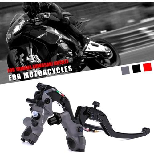 2Pcs High Quality Motorcycle Mounting Brake Clutch Pump Forged Aluminum Master Cylinder Perch Clutch