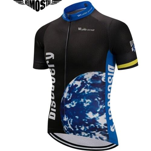 Weimostar 2018 Discovery Cycling Jersey Men Pro Team Cycling Clothing Ropa Ciclismo Summer mtb Bike Jersey Road Bicycle Clothes