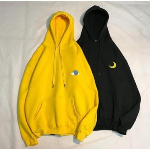 Lady Korean Oversize Hooded Sweatshirt 2021 winter warm Female Long sleeve Hoodies Women Clothes Couple Loose Hoodie