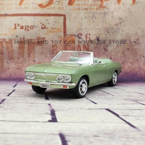 1/18 Chevrolet Corvair MONZA 1969 Road Signature Lucky Diecast Model Toys Car Boys Girls Gifts