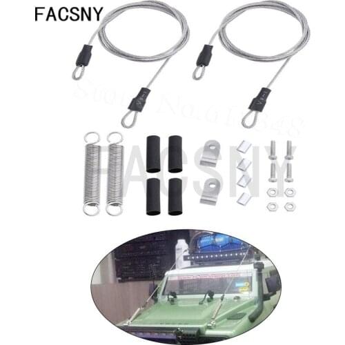 1 Set Car Body Steel Rope for 1/10 RC Crawler Traxxas TRX-4 TRX4 for Axial SCX10 90046 RC4WD D90 Decoration Accessoris