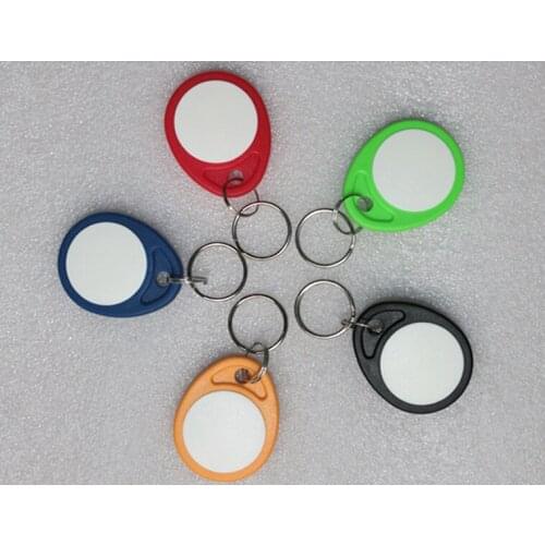 1000pcs NFC Tag 13.56Mhz ISO14443A Rfid Tags Keyfob Rewritable FUDAN F08 Chip Compatible MF S50