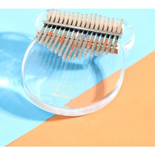 17 Keys Kalimba Crystal Clear Thumb Piano Finger Piano for Beginner Chlidren