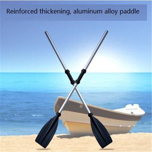 2 Pcs Detachable Assemble Strengthened Aluminium Boat Oars Paddle Long Oar PVC Inflatable Accessories Kayak Canoe Paddle Pad