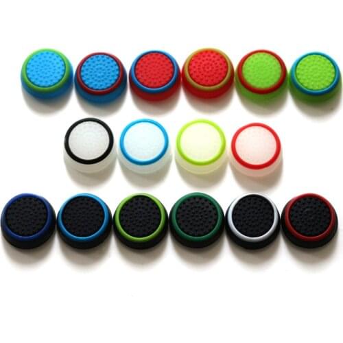 2PCS Silicone Analog Thumb Stick Grips Cover For Playstation 4 PS4 Pro Slim For PS3 Controller Thumbstick Caps For Xbox 360 One