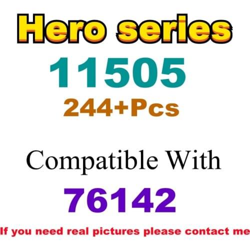 244Pcs 11505 Building Block Toy Hero Series 76142 Assembled Building Block Childrens Toy Gifts