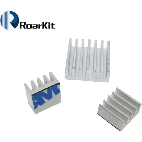 3PCS Adhesive Raspberry Pi Heatsink Cooler Pure Aluminum Heat Sink Set Kit Radiator For Cooling Raspberry Pi 2 B