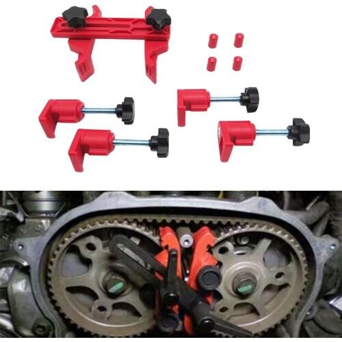 5 Pcs Universal Cam Camshaft Lock Holder Car Engine Cam Timing Locking Tool Set Retainer Timing Belt Fix Changer