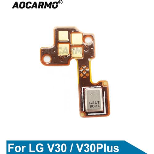 Aocarmo For LG V30 Top Noise Reduction Mic Microphone Flex Cable Replacement Parts