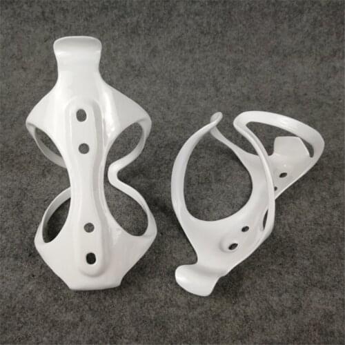 White UD Glossy carbon road bike Water Bottle cages Holders Bicycle