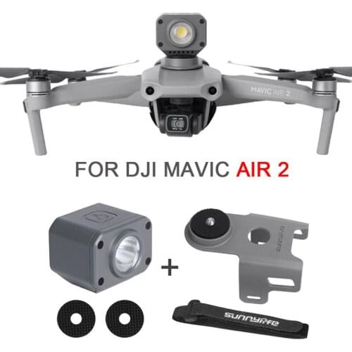 For DJI Mavic Air 2 Drone Night Flight LED Light Photography Fill light Lamp Flashlight Bracket Accessories for mavic Air 2