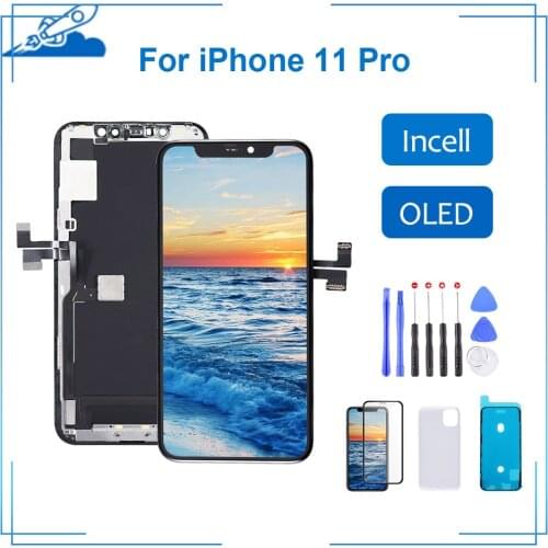 Elekworld Best OLED For iPhone 11 Pro 5.8" LCD Display With 3D Touch Screen Digitizer Assembly Replacement No Dead Pixel