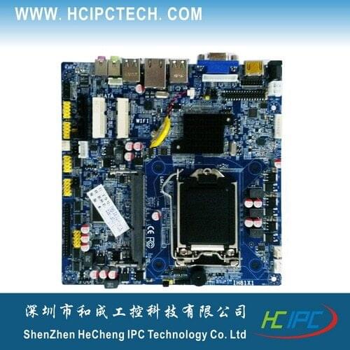 HCIPC M4212-1 ITX-HCM81X61A,H81 LGA1150 Mini ITX Motherboard,2Mini PCIE,6COM6USB2.0+2USB3.0,LVDS+VGA+HDMI,1DDR3,12V DC PWR