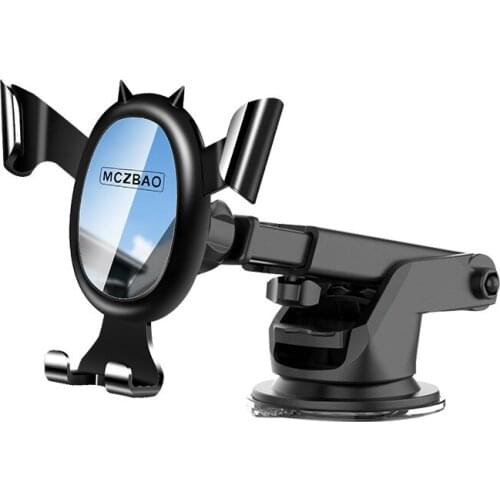 Multi-function Air Outlet Mobile Phone Holder GPS Support Car Mobile Phone Holder Navigation Gravity Suction Cup Holder