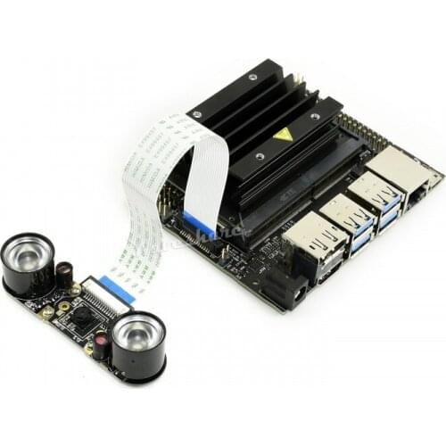 IMX219-77IR Infrared Night Vision Camera Module Supports NVIDIA Jetson Nano, 8 Megapixels 77° FOV
