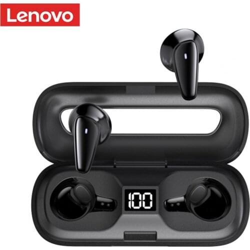 Original Lenovo XT95 Wireless Headphone Stereo Bass Bluetooth Earphones Ultra Thin Touch Control Headset Sport Earbuds with Mic