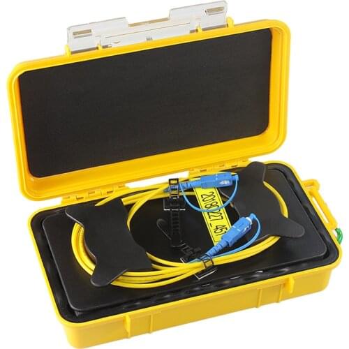 OTDR Launch Cable Box OTDR Fiber Optic Cable Singlemode 9/125um FC/SC/ST/LC 500M