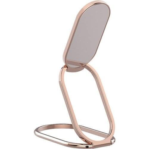 Adjustable Mobile Phone Ring Holder Finger Kickstand 360 Degree Rotation & 180 Degree Flip Metal Phone Stand Grip