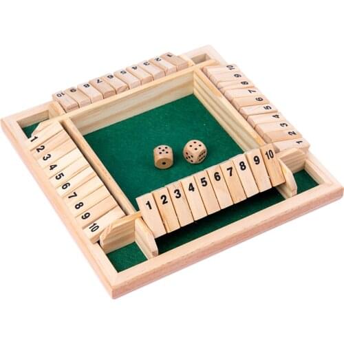 Luxury Four Puzzle Closed Box No. 10 Board Game Set Dice Bar Party Supplies Mahjong Drinking Games Card Sleeves Tarot Cards