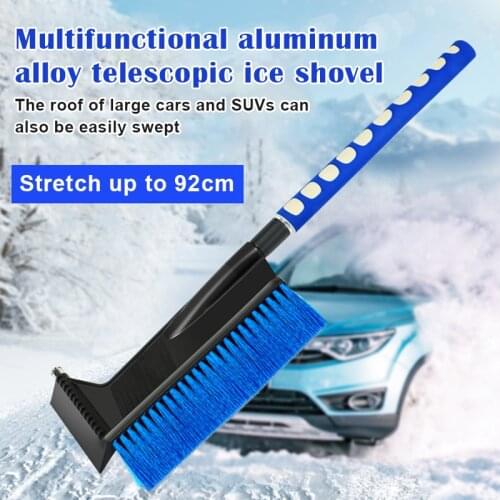 New 3-In-1 Multi-Function Car Snow Removal Shovel Car Snow Ice Brush Glass Defrosting Deicing Cleaning Tool SCI88