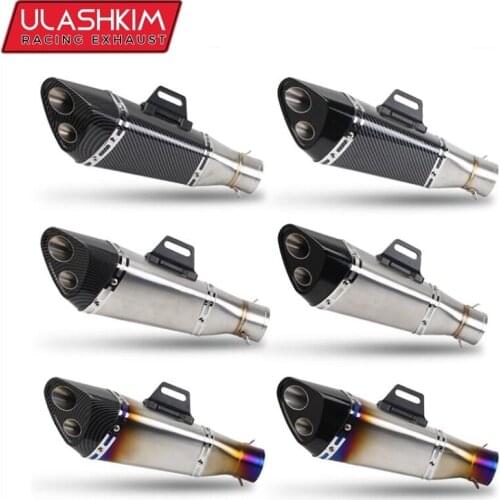 Universal Motorcycle Modified Exhaust Pipe R15 V3 Double Taper Rc390 Mt03 Z250 Z300 Yz85 Mt 15 51 Cb300 600 Gsr Z250
