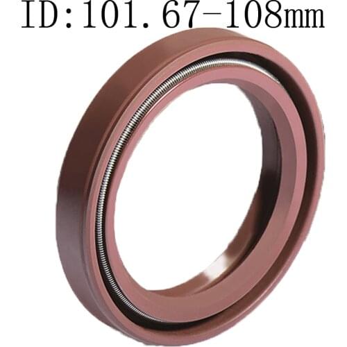 1PCS ID 101.67/105 Mm 105*125*135*145*10 13 14 15 17 HighTemperature Gasket Fluorine Rubber Skeleton Oil Seal Covered Double Lip