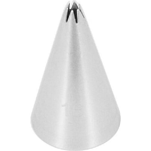 30pcs/lot)Free Shipping FDA High Quality Stainless Steel Pastry Icing Open Star Nozzle #16