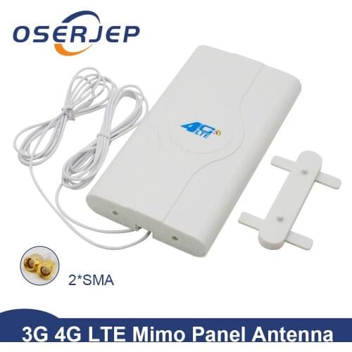 700~2600mhz 88dbi 3g 4g Lte Antenna Mobile Antenna SMA Male Connector Mimo Panel Antenna+2M/3M/5M Cable For Router Modem