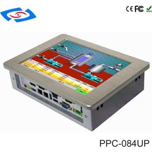 8.4 inch Industrial panel pc Intel Core i5-3337U or i7 3537U with 4gb ram 64GB rom Touch Screen all in one pc with wifi