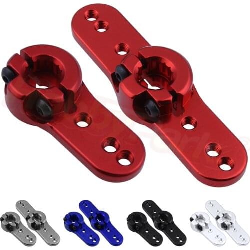 Aluminum Metal Single/Double Sided 15T Servo Horn 15 Tooth Steering Servo Arm for 1/5 Baja Model Car Gasoline / Electric Power