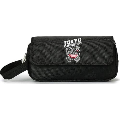 Anime Tokyo Ghoul Kaneki Ken Cosplay Pen Bags Student School Pencil Case Box Cosmetic Makeup Bag Storage Bag For Gift
