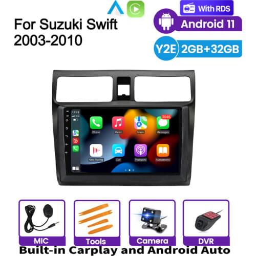 Car Stereo GPS Navigation Multimedia Player For Suzuki Swift 2003 2004 2005 2006 2007 2008 2009 2010 Android 9.0 Head Unit