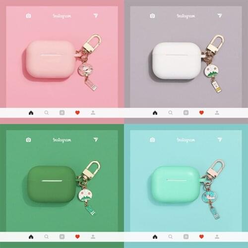 Japan Cute Lucky Rabbit Keychain Decor For AirPods Pro 3 Case Wireless Bluetooth Silicone Earphone Case For AirPods 2/1 Cover