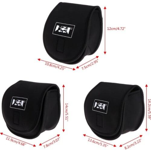 Spinning Reel Pouch Baitcasting Fishing Reel Bag Protective Case Cover Holder Drop Ship